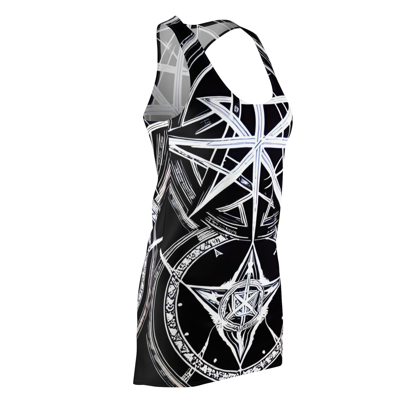 Runic Women's Cut & Sew Racerback Dress (AOP)