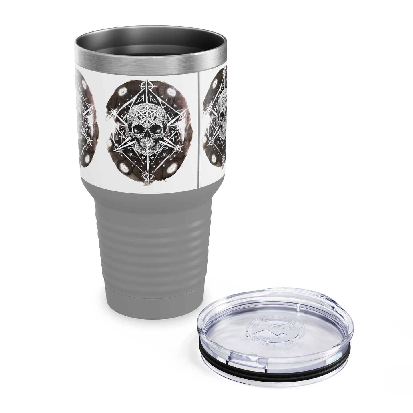 Pentagram Skull Ringneck Tumbler, 30oz