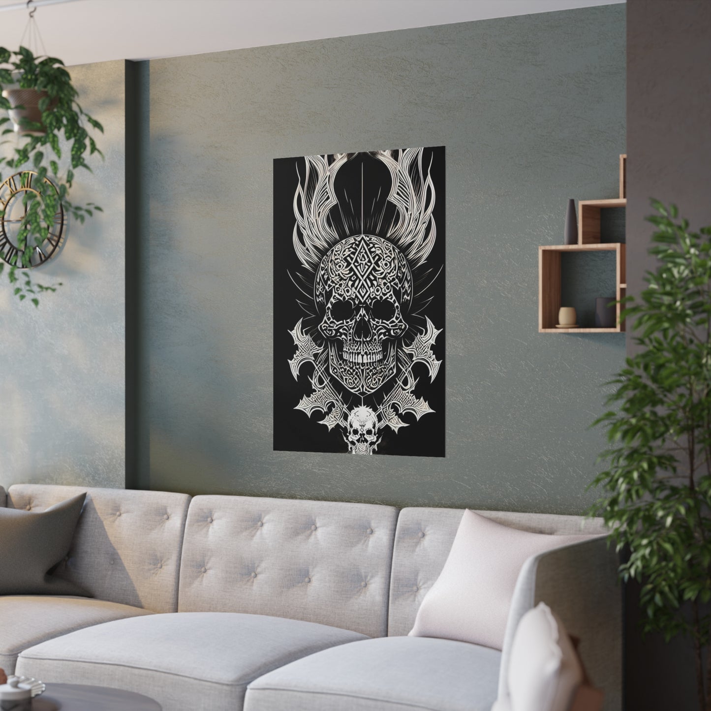 Skull Satin Posters (210gsm)