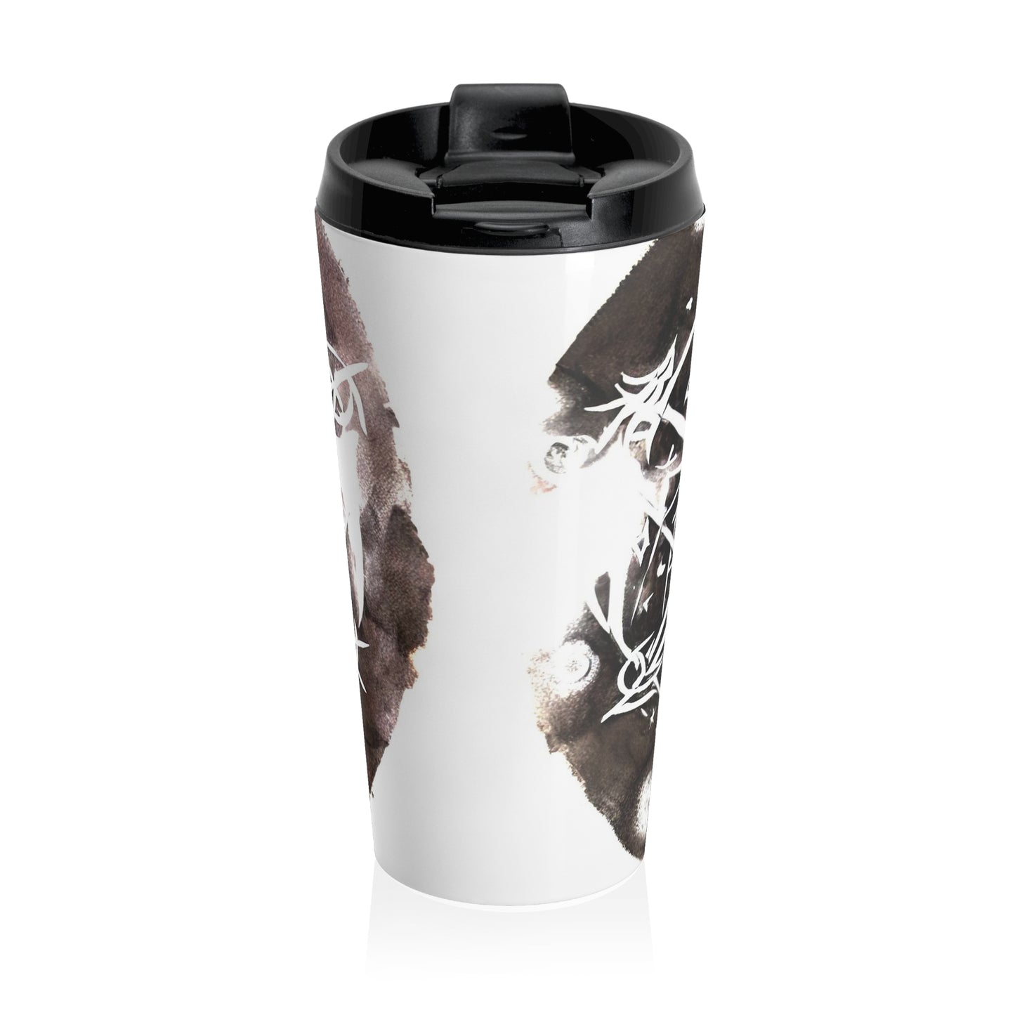 Pentagram Skull Stainless Steel Travel Mug