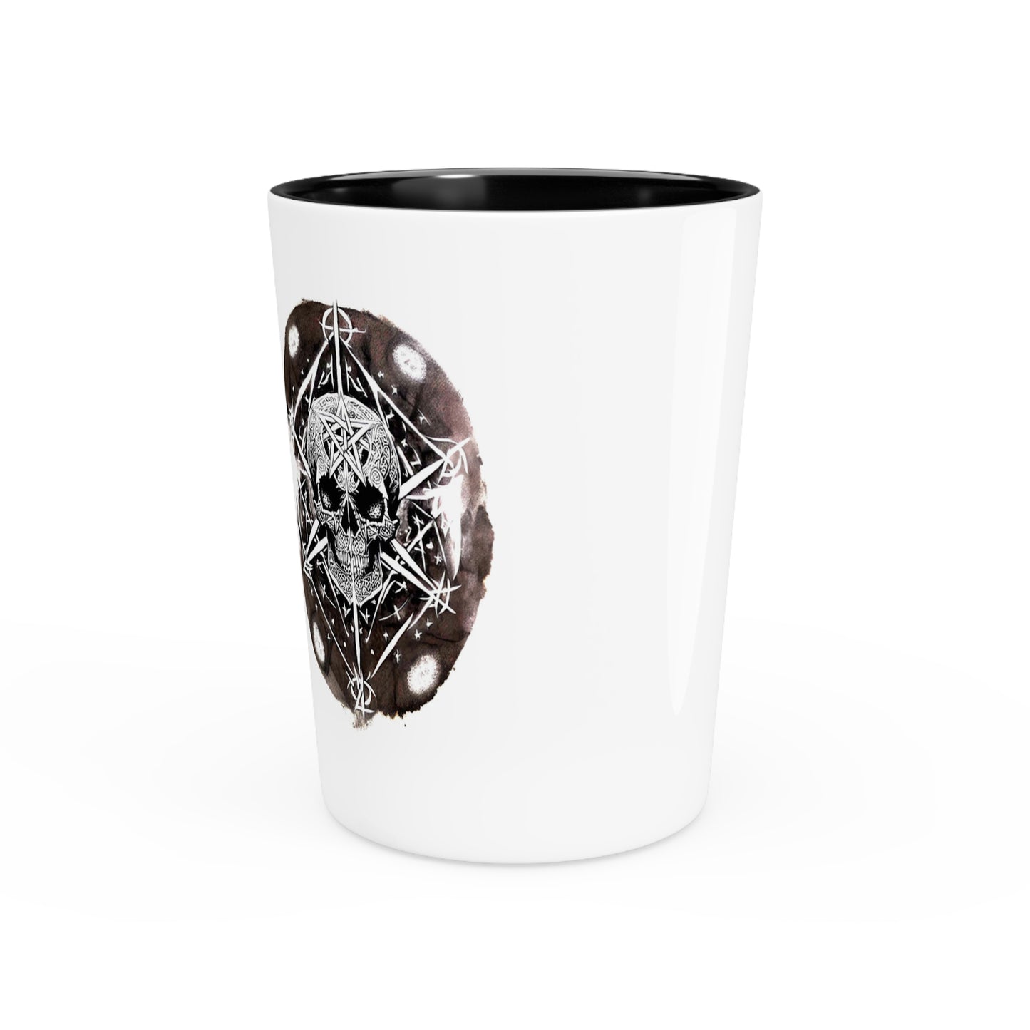 Pentagram Skull Shot Glass