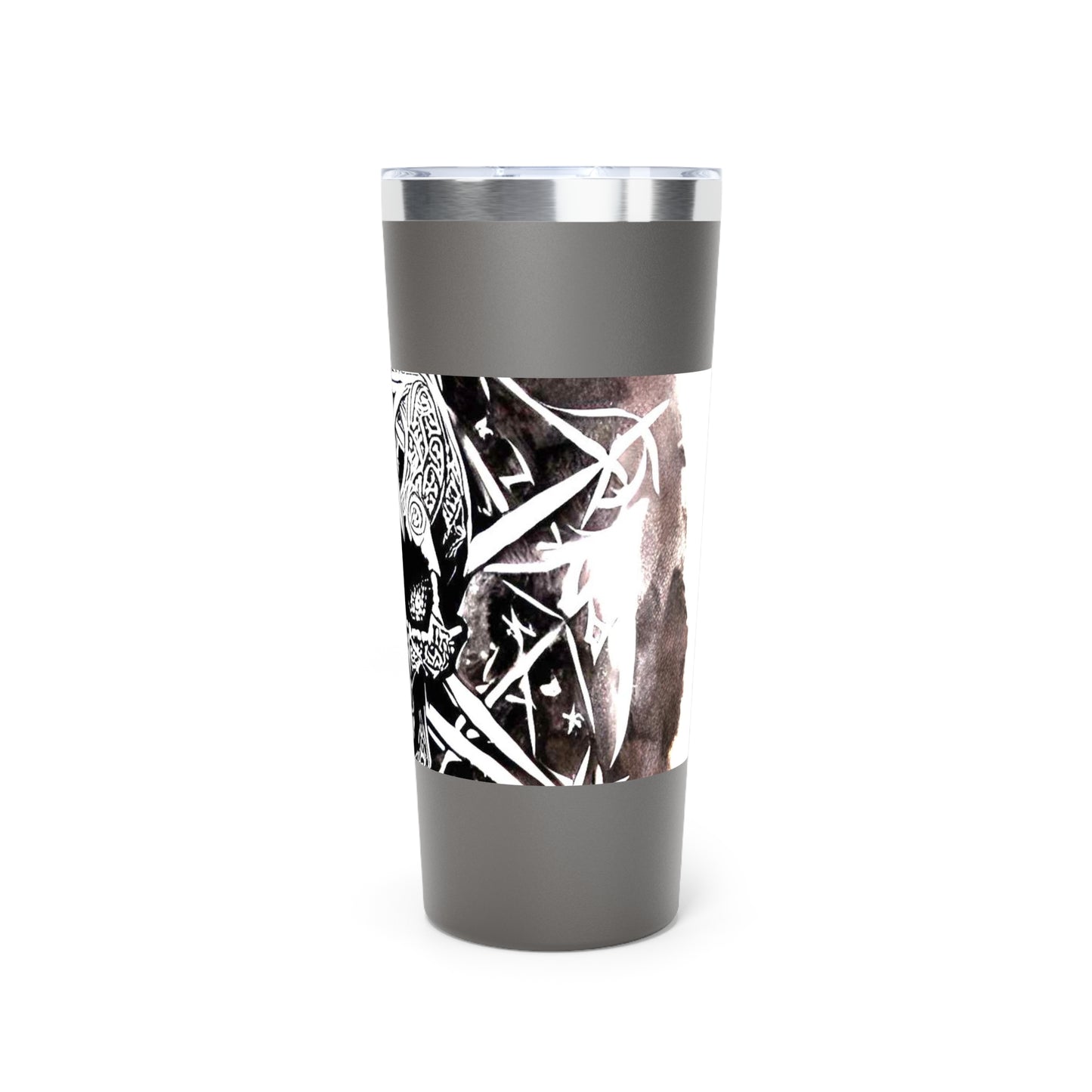 Pentagram Skull Copper Vacuum Insulated Tumbler, 22oz