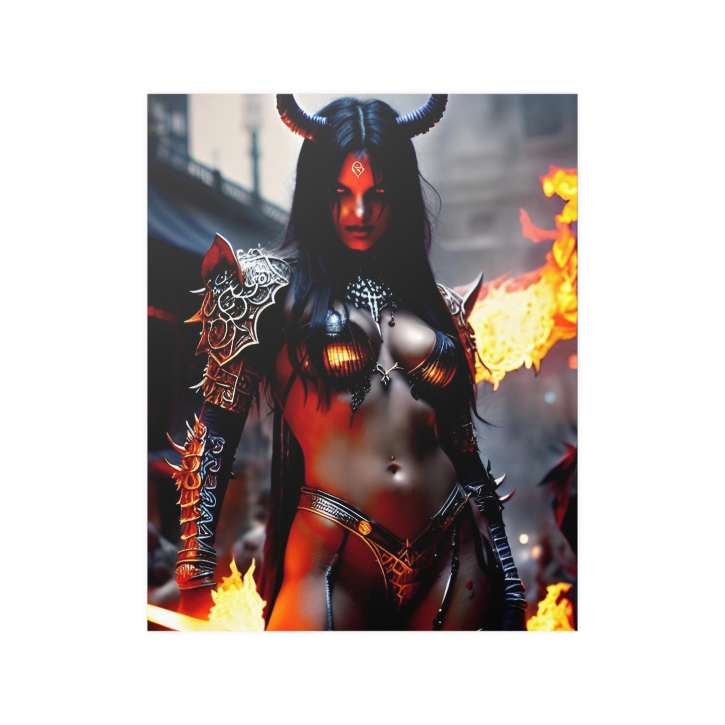 Demoness Satin Posters (210gsm)