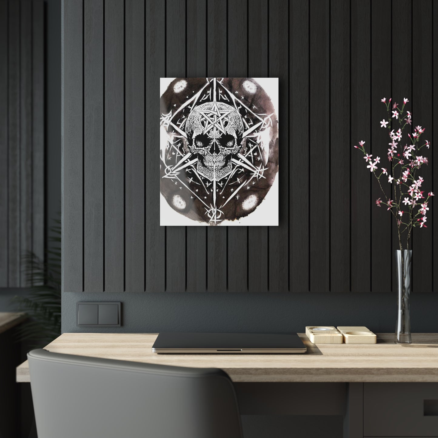 Pentagram Skull Acrylic Prints