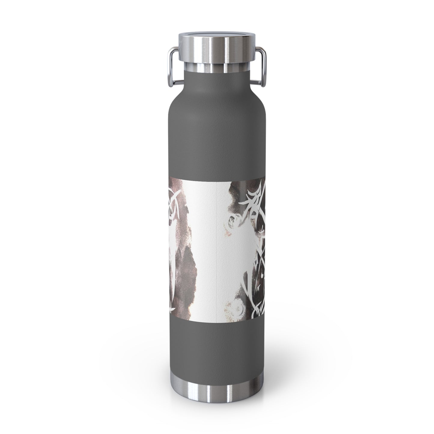 Pentagram Skull Copper Vacuum Insulated Bottle, 22oz