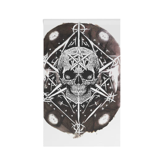 Pentagram Skull House Banner