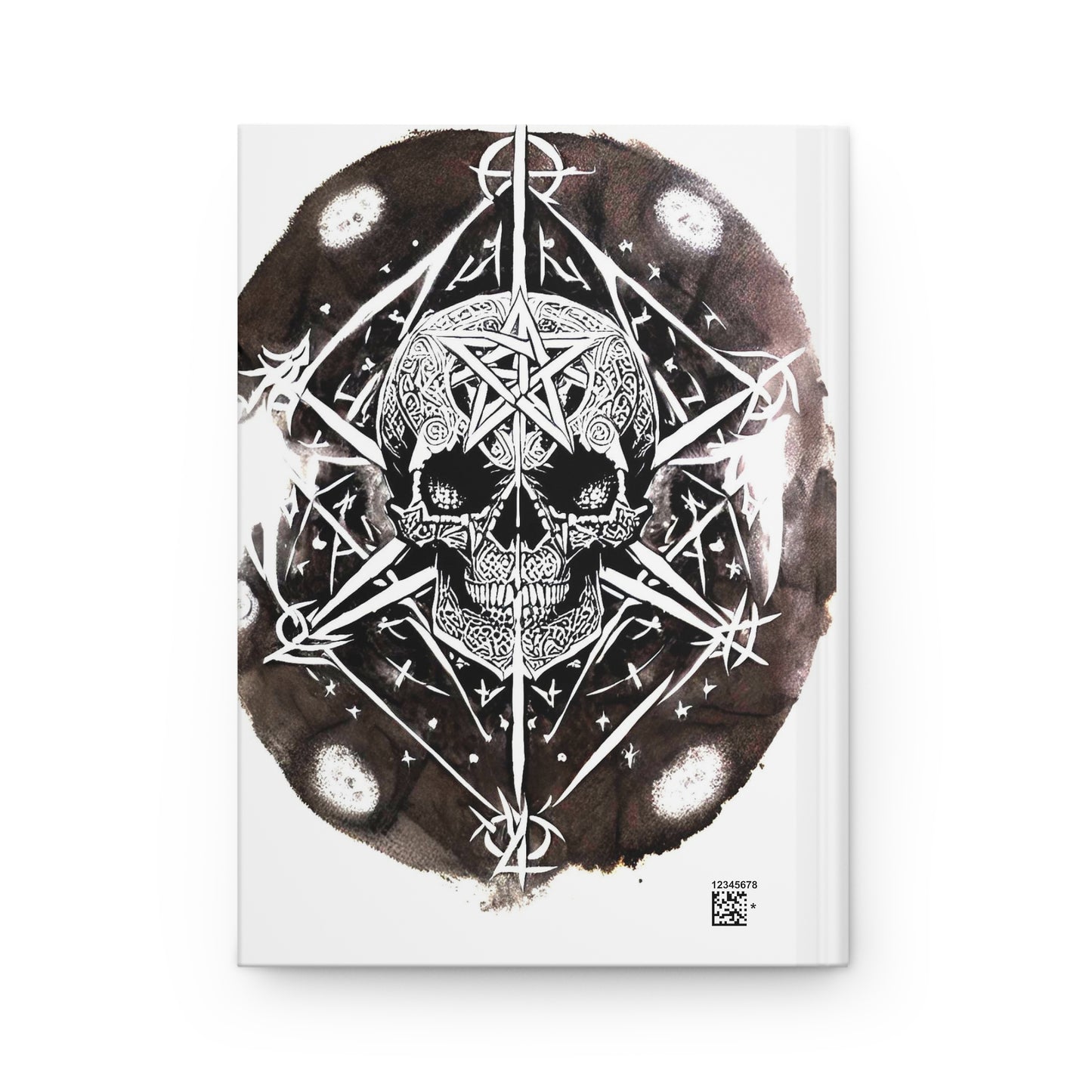 Pentagram SkullHardcover Journal Matte