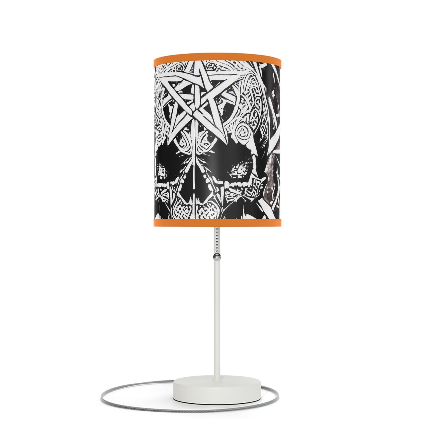 Pentagram Skull Lamp on a Stand, US|CA plug