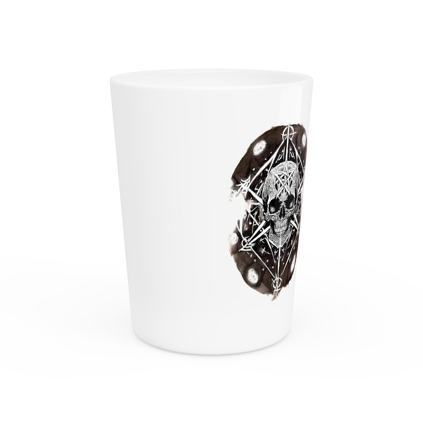 Pentagram Skull Shot Glass