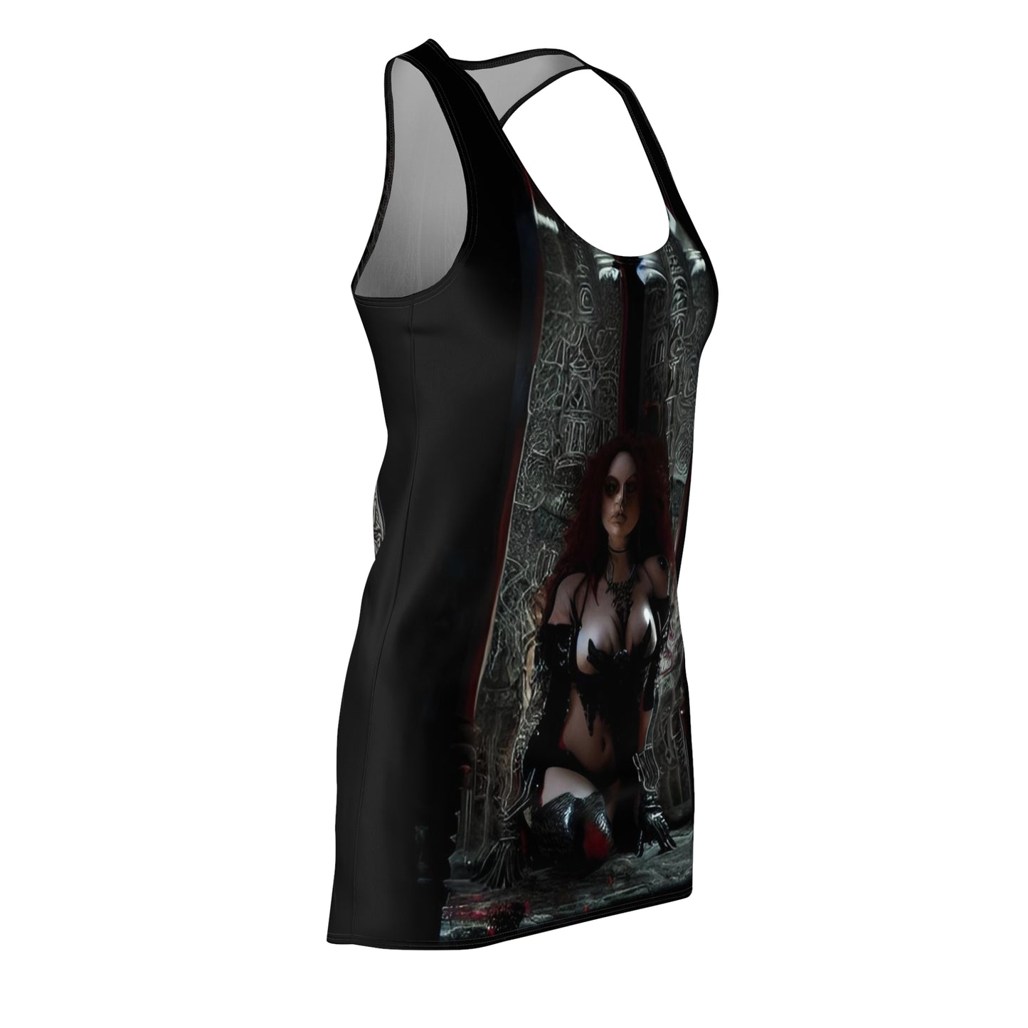 Demon Queens Women's Cut & Sew Racerback Dress (AOP)