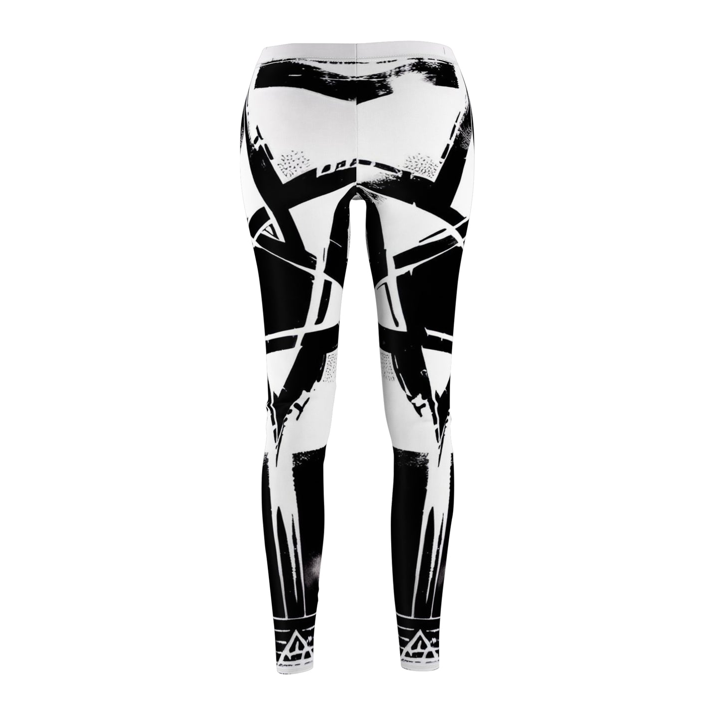 Runic Star Women's Cut & Sew Casual Leggings (AOP)