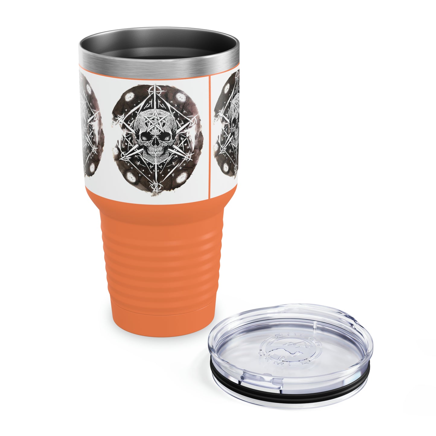 Pentagram Skull Ringneck Tumbler, 30oz