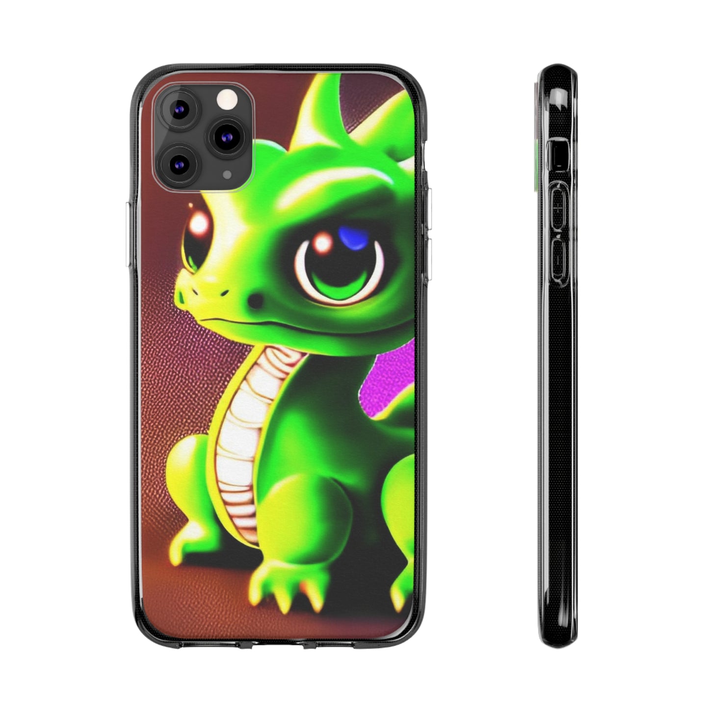 Baby Dragon Clear Silicone Phone Case