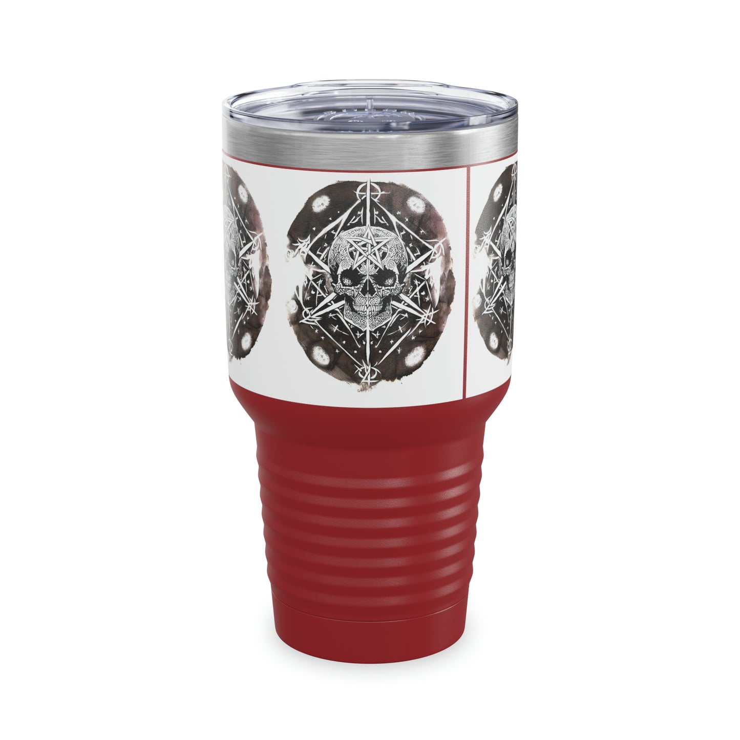 Pentagram Skull Ringneck Tumbler, 30oz