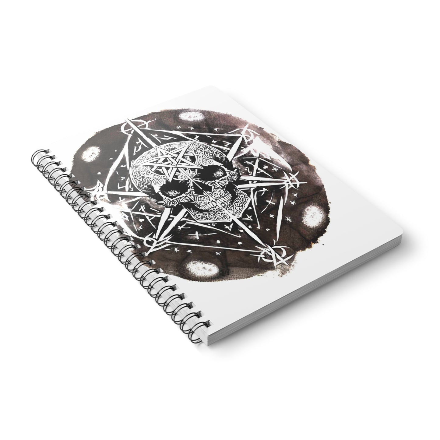 Pentagram Skull  Softcover Notebook, A5