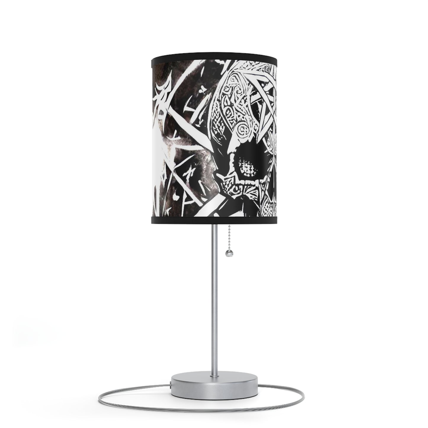 Pentagram Skull Lamp on a Stand, US|CA plug