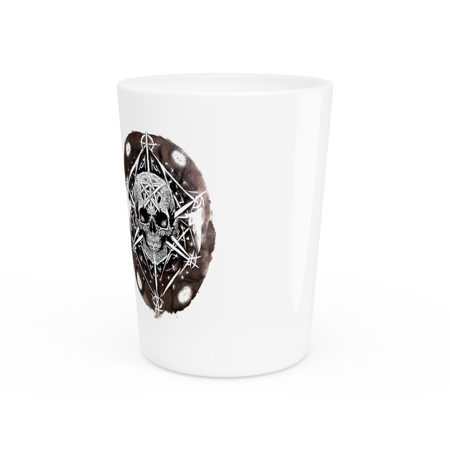 Pentagram Skull Shot Glass