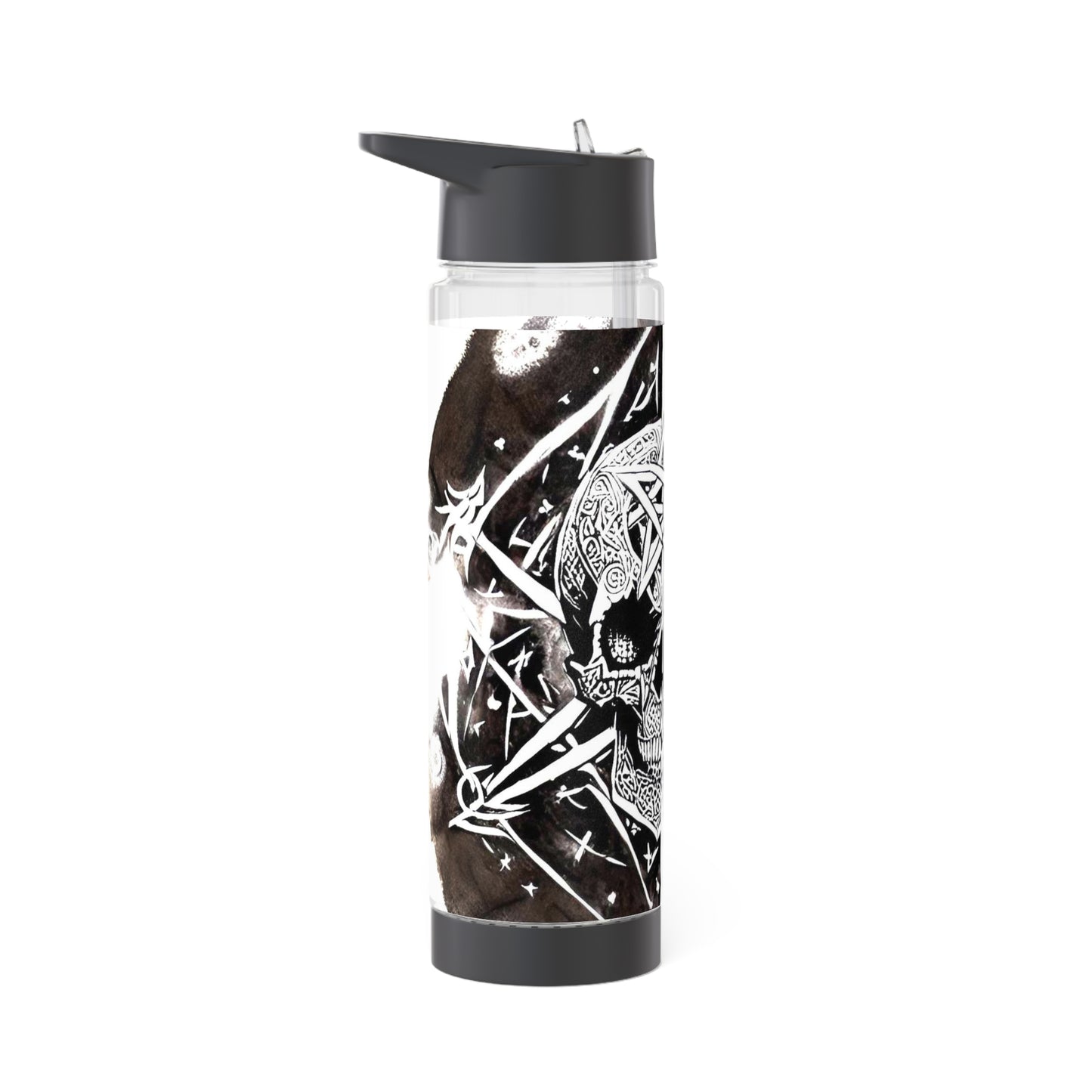 Pentagram Skull Infuser Water Bottle