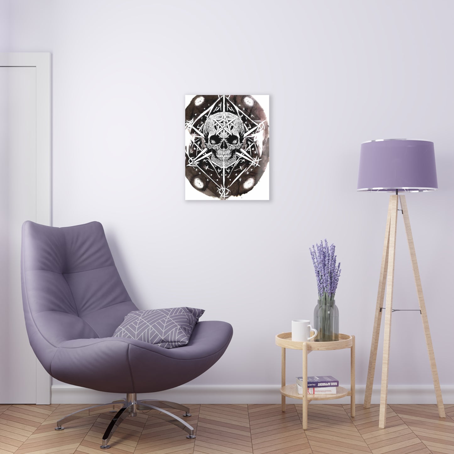 Pentagram Skull Acrylic Prints