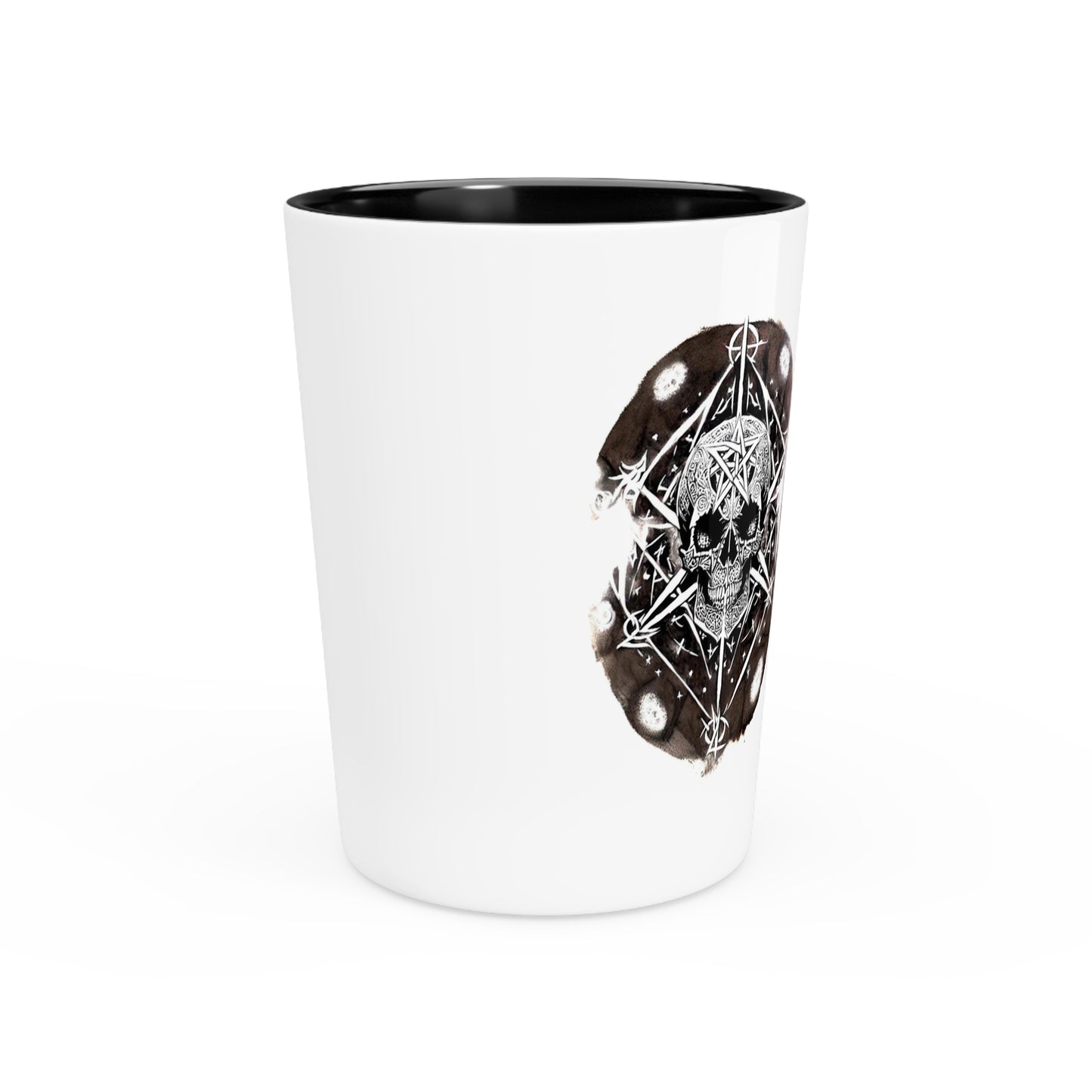 Pentagram Skull Shot Glass