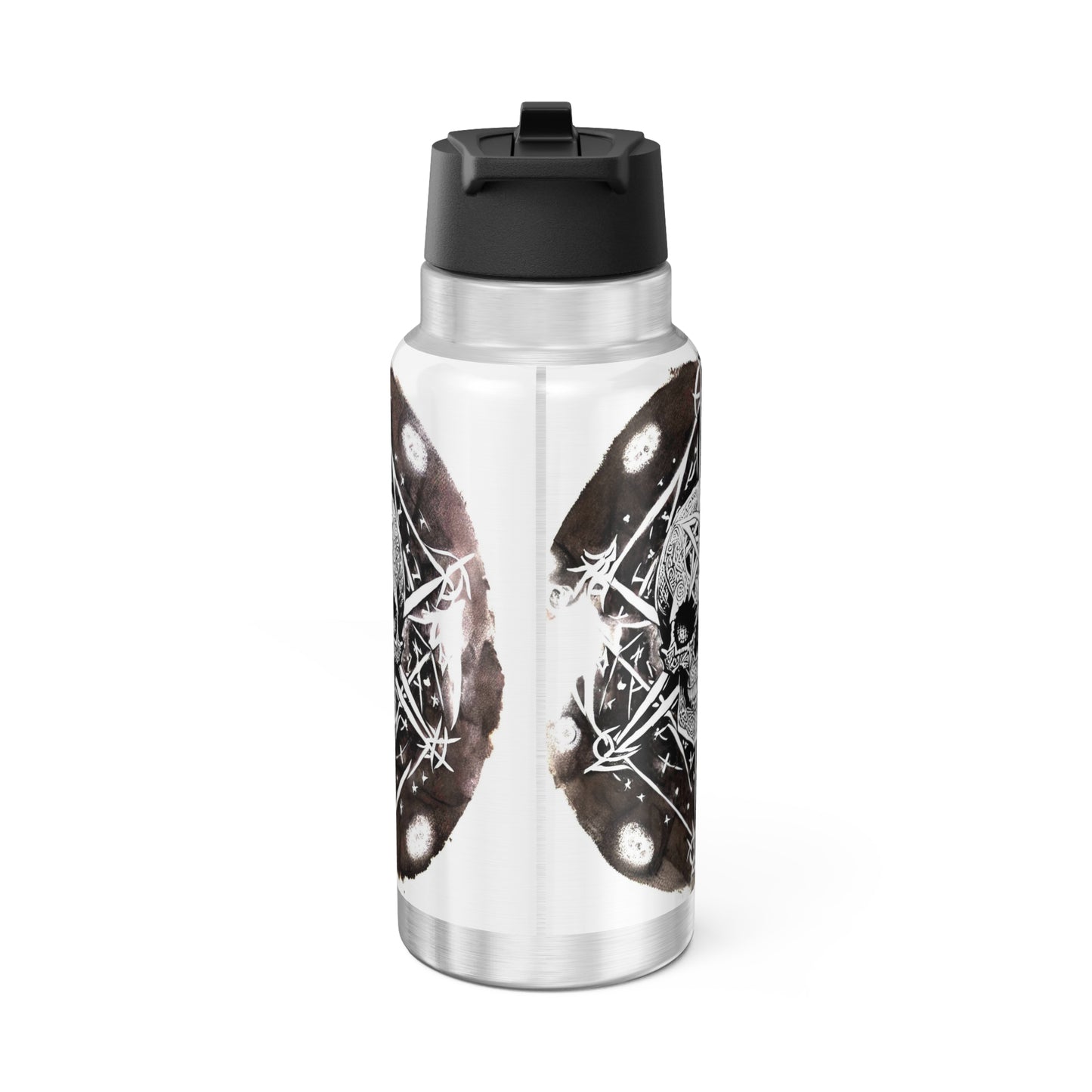 Pentagram Skull Gator Tumbler, 32oz