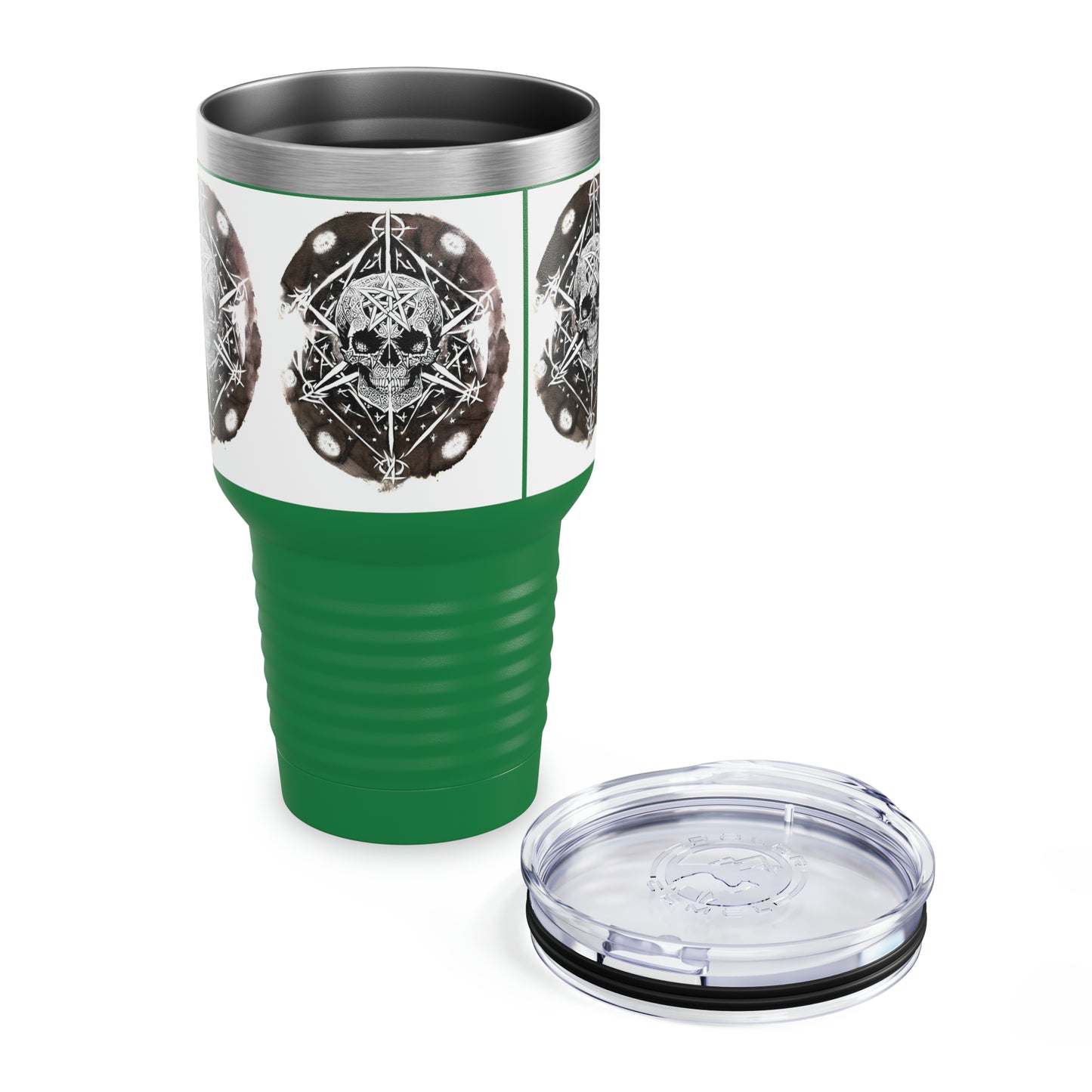 Pentagram Skull Ringneck Tumbler, 30oz