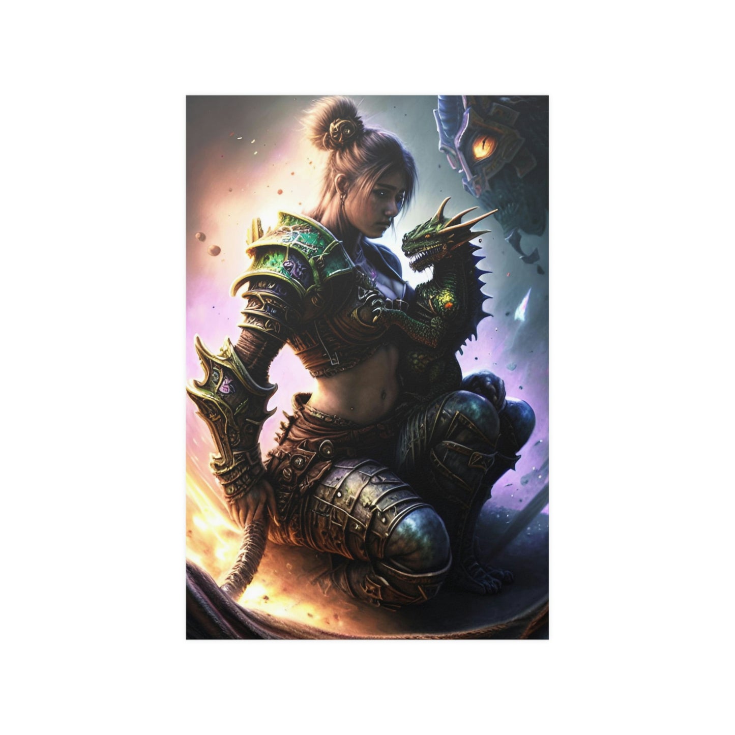Baby Dragon 3 Satin Posters (210gsm)