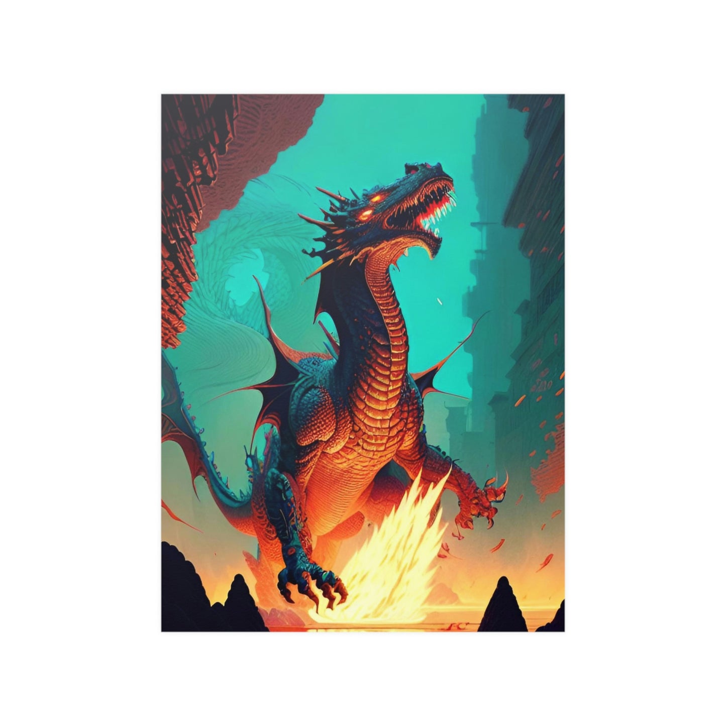 Dragon 3 Satin Posters (210gsm)