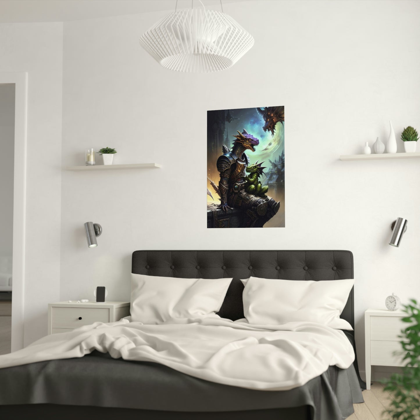 Baby dragon 6 Satin Posters (210gsm)
