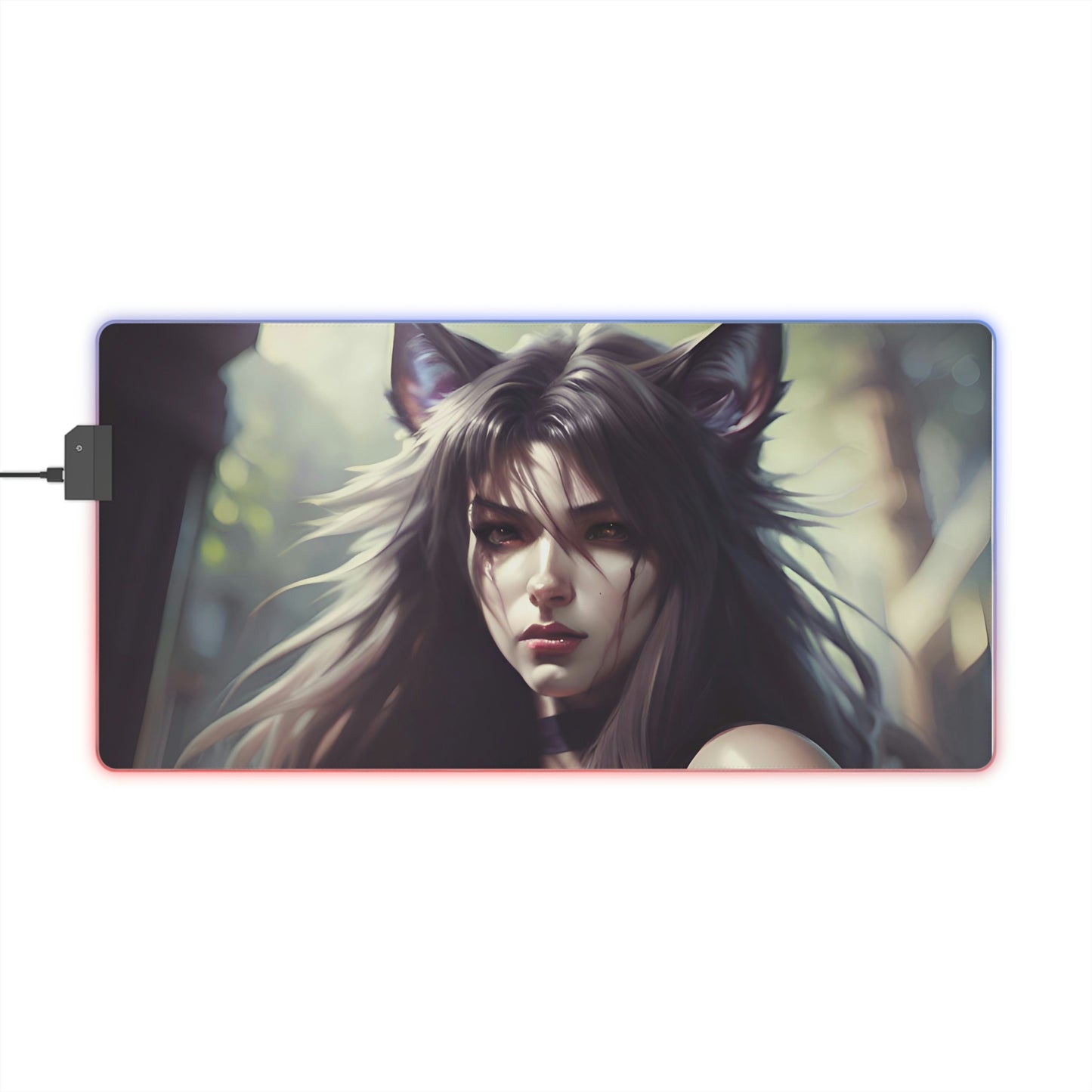 Neko LED Gaming Mouse Pad