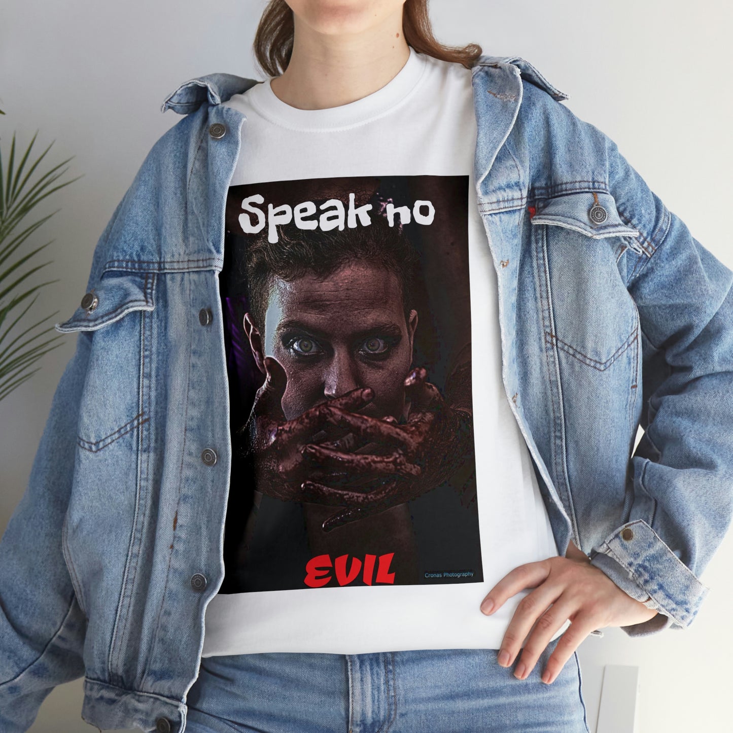 "Speak no evil" Unisex Heavy Cotton Tee