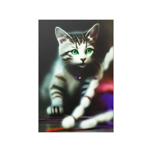 Cat 19 Satin Posters (210gsm)