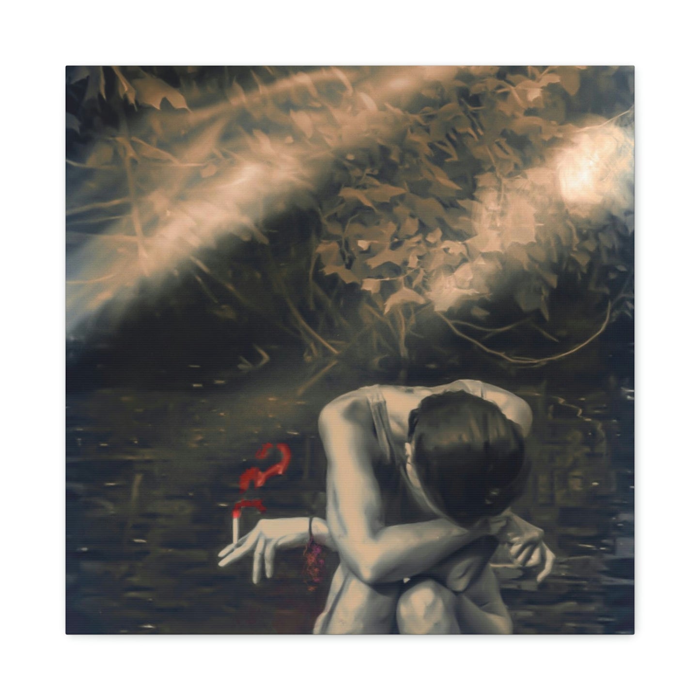 Depression Canvas Print