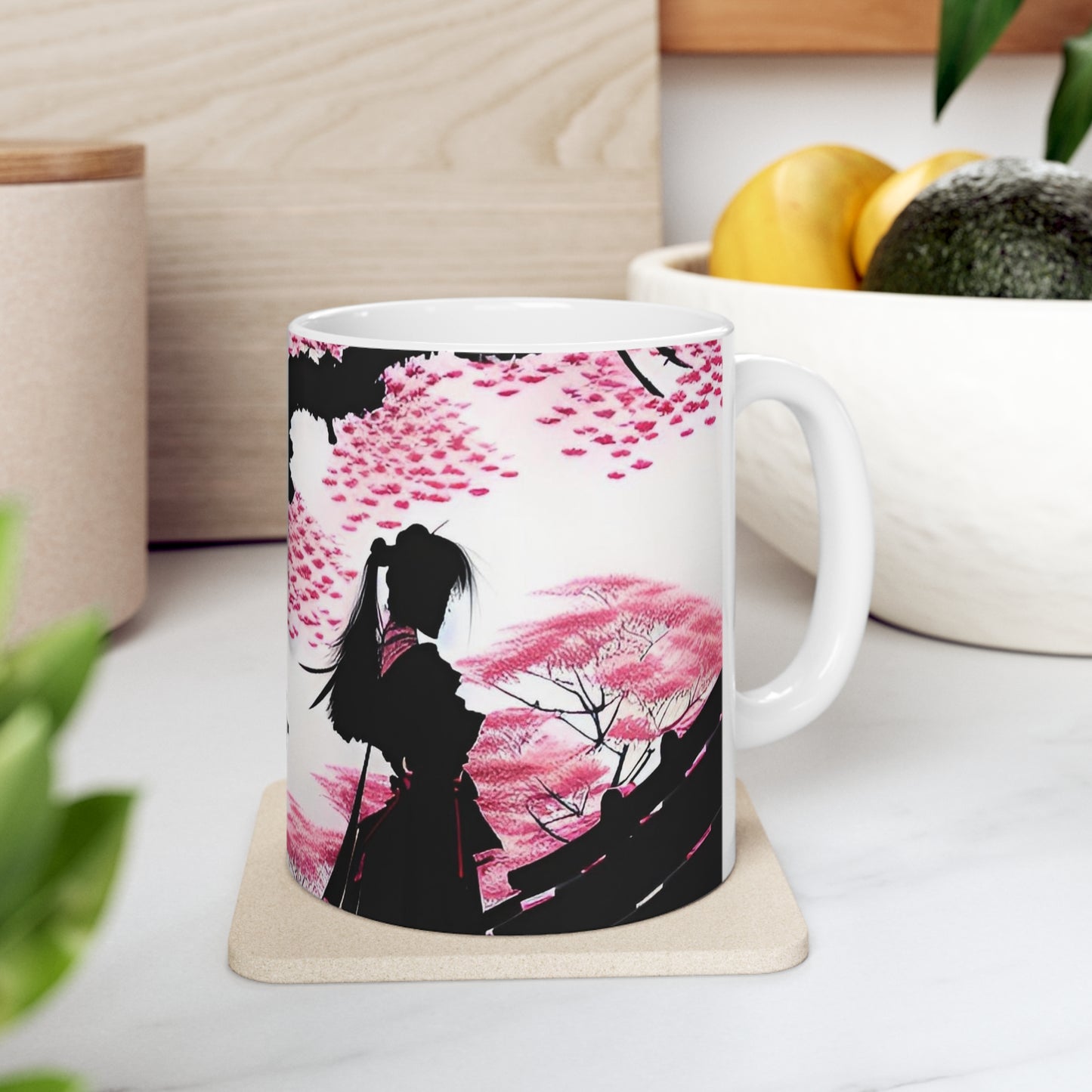 Cherry blossum 5 Ceramic Mug 11oz