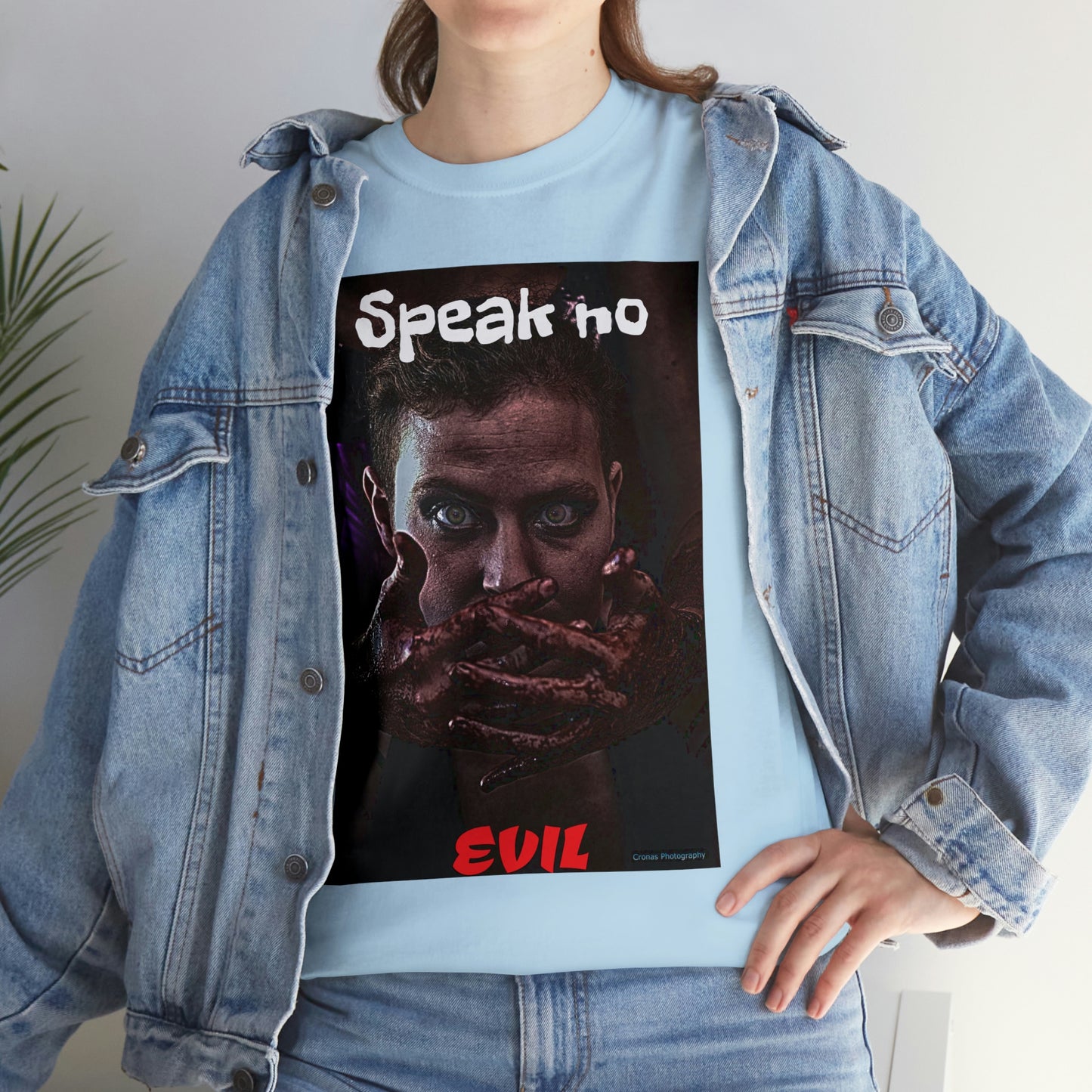 "Speak no evil" Unisex Heavy Cotton Tee