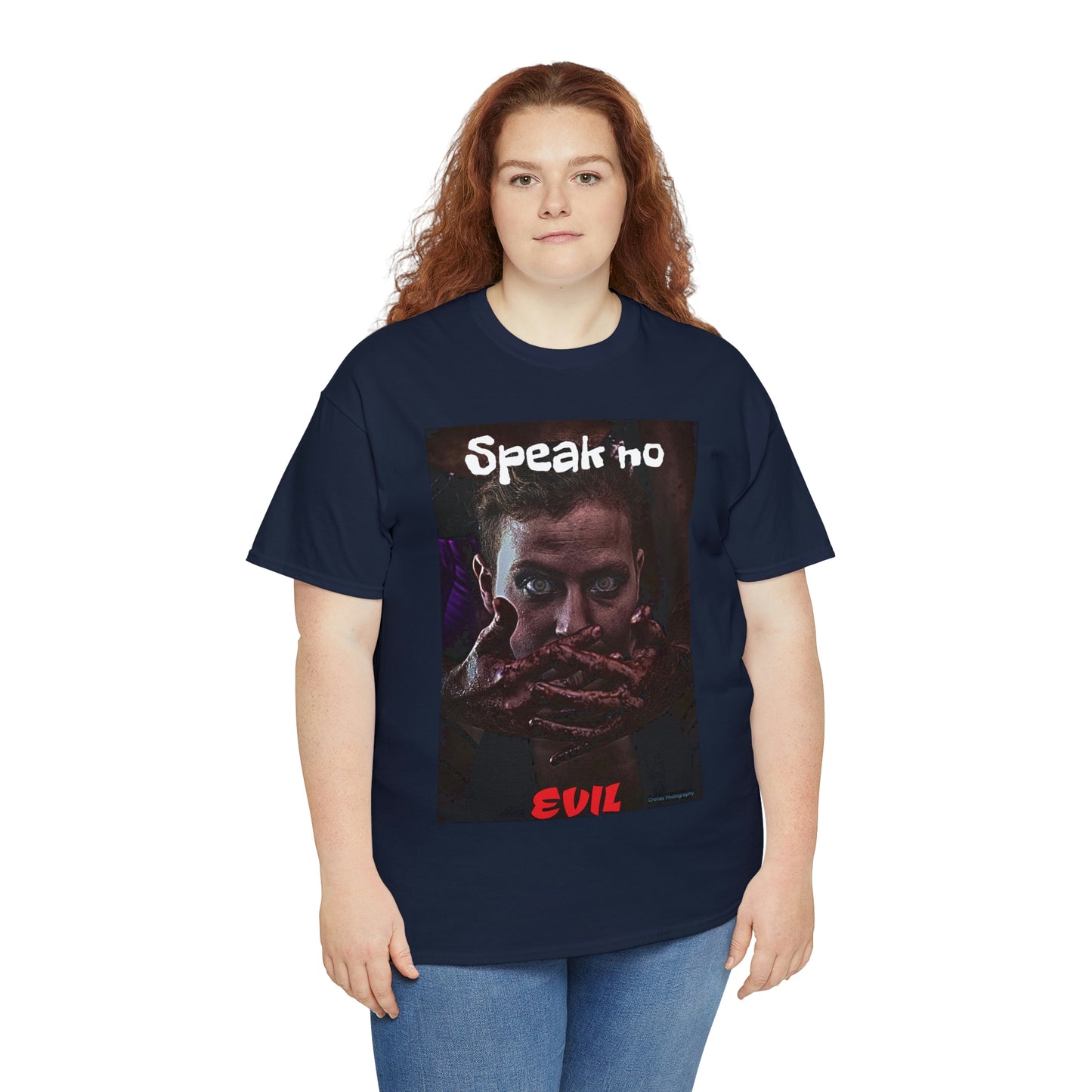 "Speak no evil" Unisex Heavy Cotton Tee