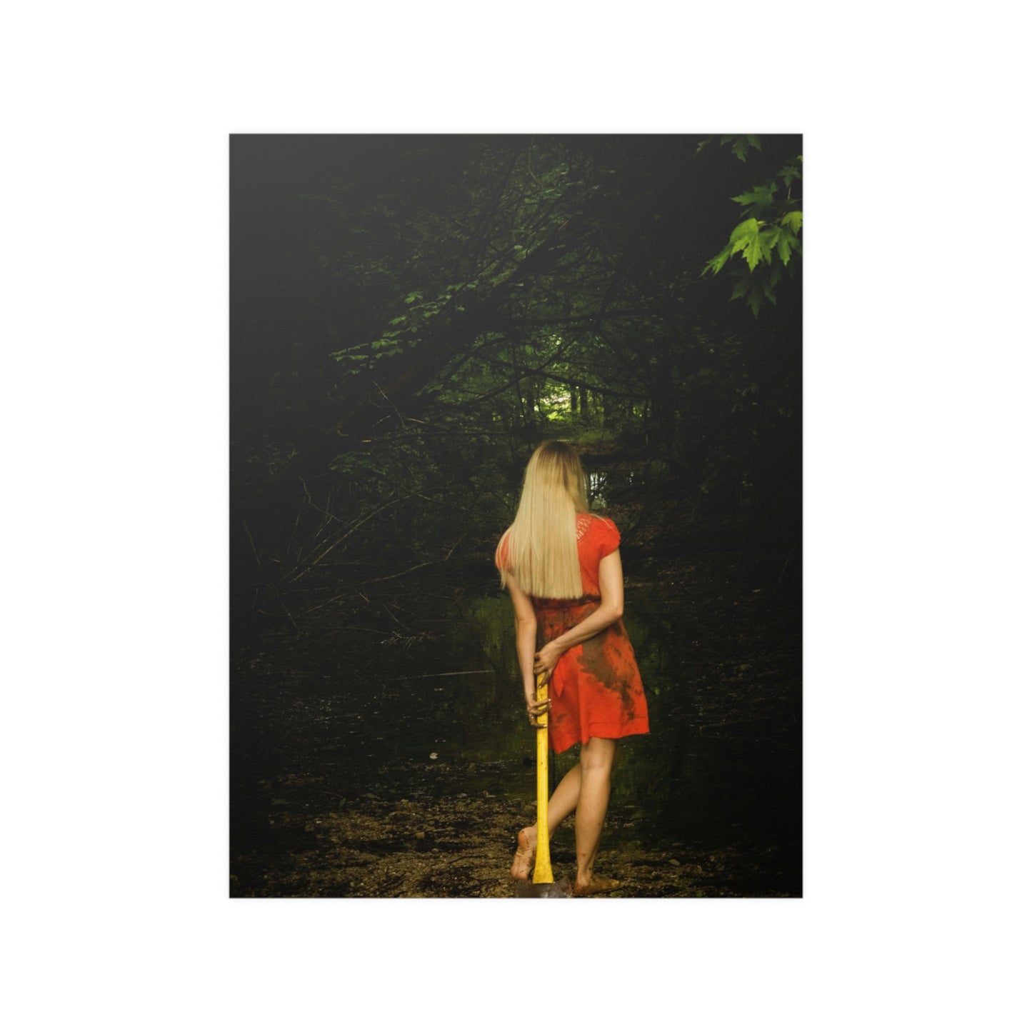 Modern Red Riding Satin Posters (210gsm)