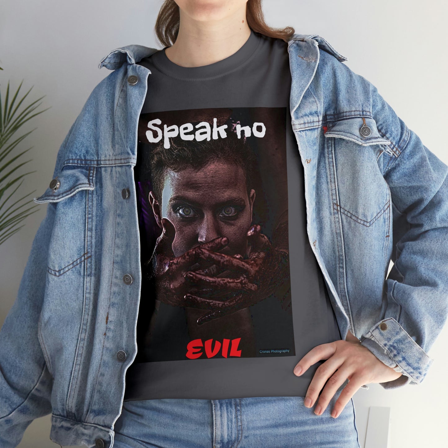 "Speak no evil" Unisex Heavy Cotton Tee