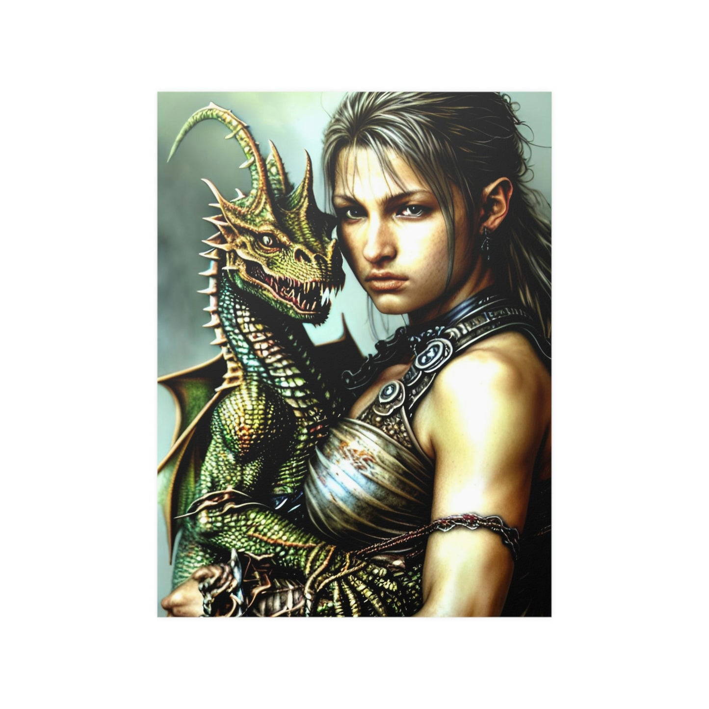 Baby dragon 23 Satin Posters (210gsm)