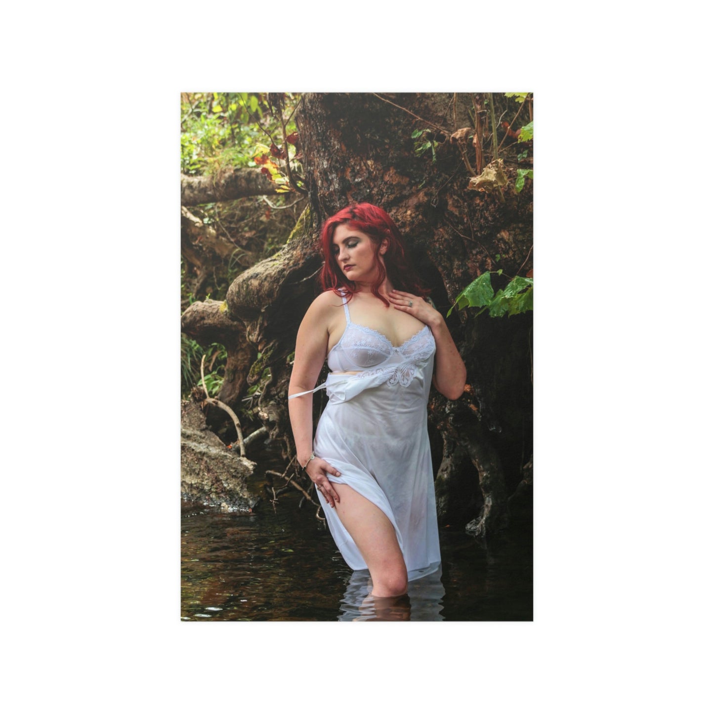 Water nymph Satin Posters (210gsm)