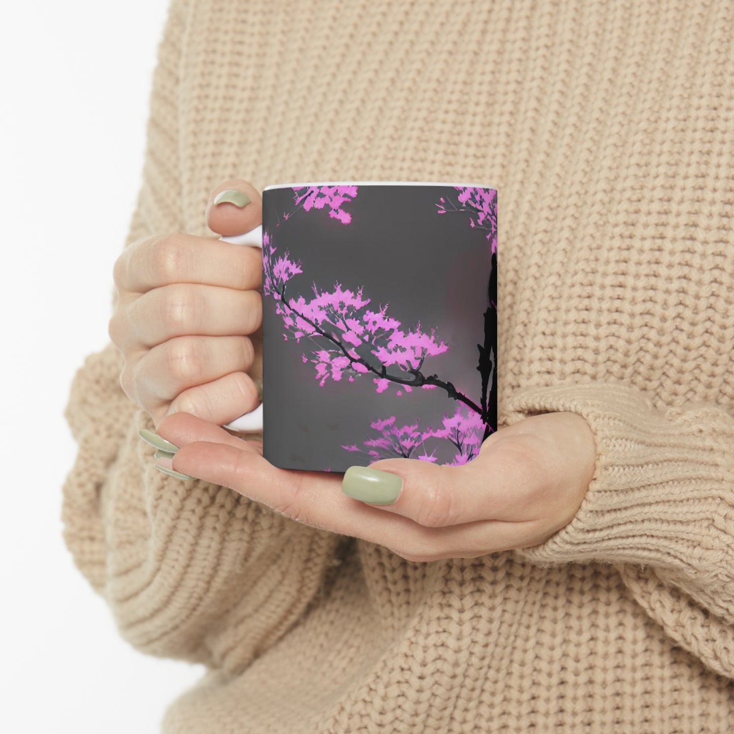 Cherry blossum 3 Ceramic Mug 11oz