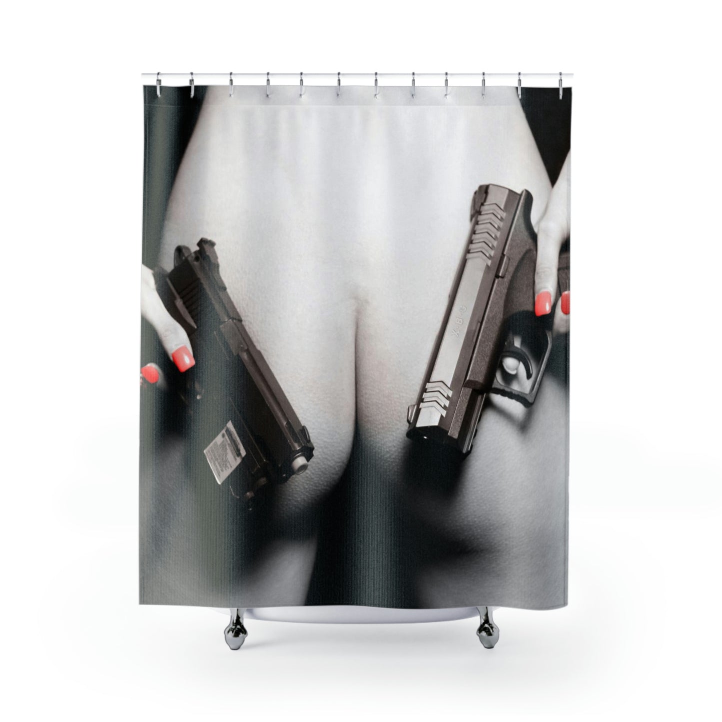 "Loaded Weapons" Shower Curtains