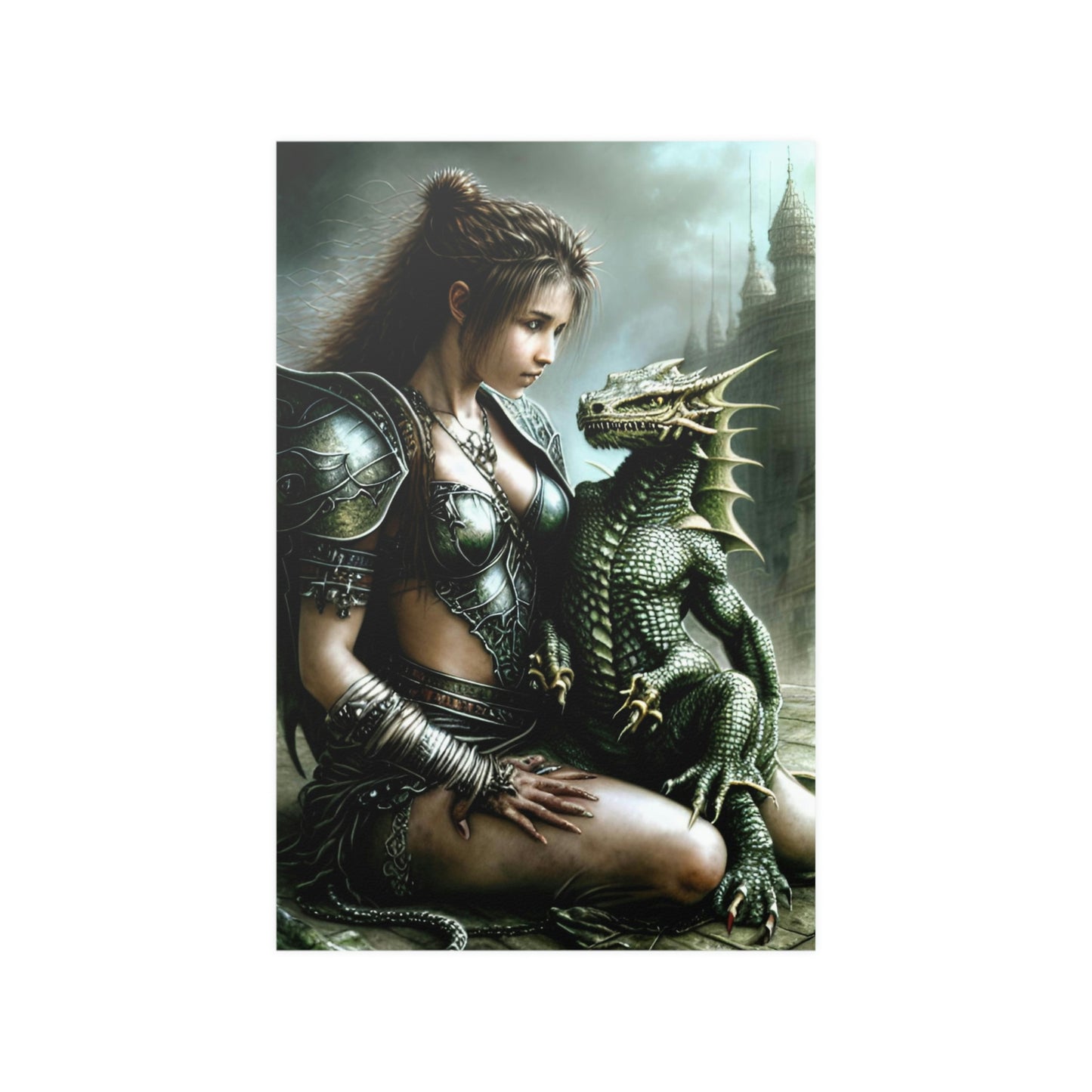 Baby dragon 25 Satin Posters (210gsm)