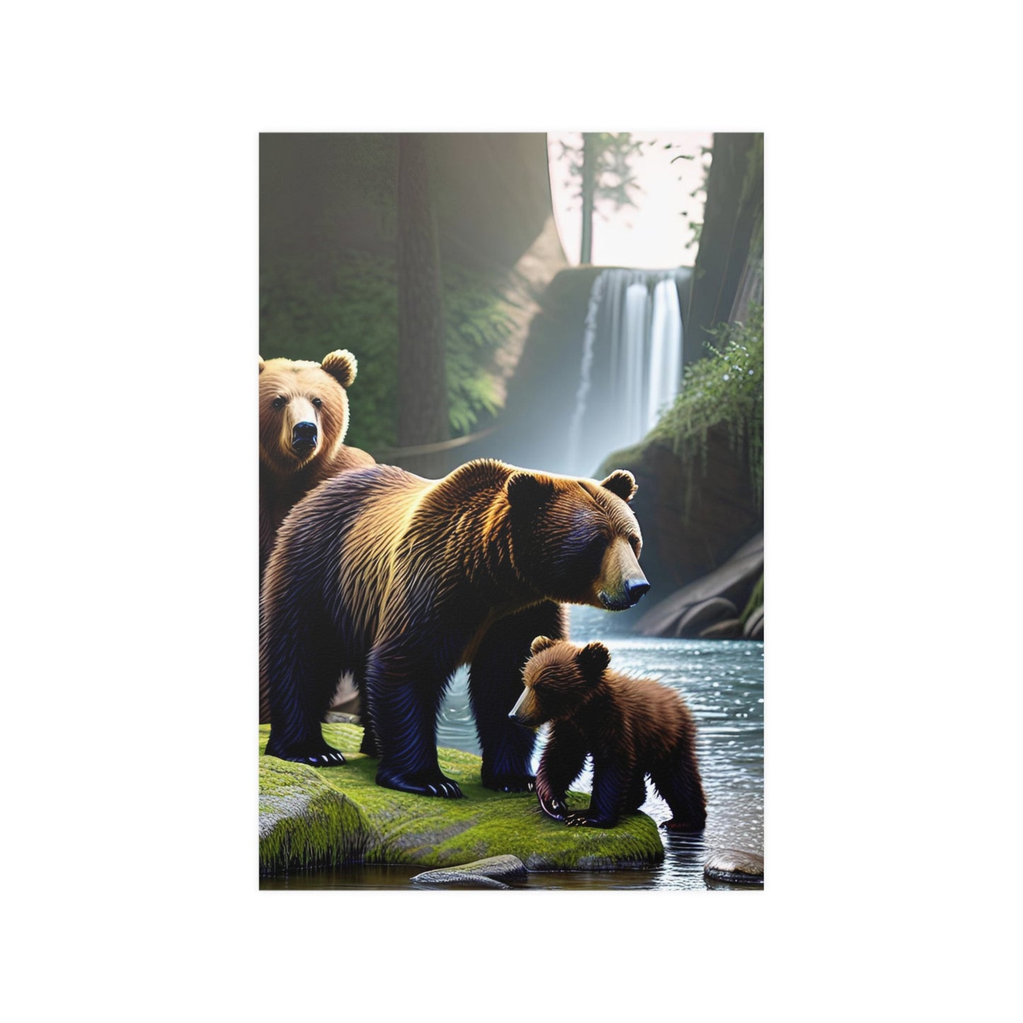 bear 6 Satin Posters (210gsm)