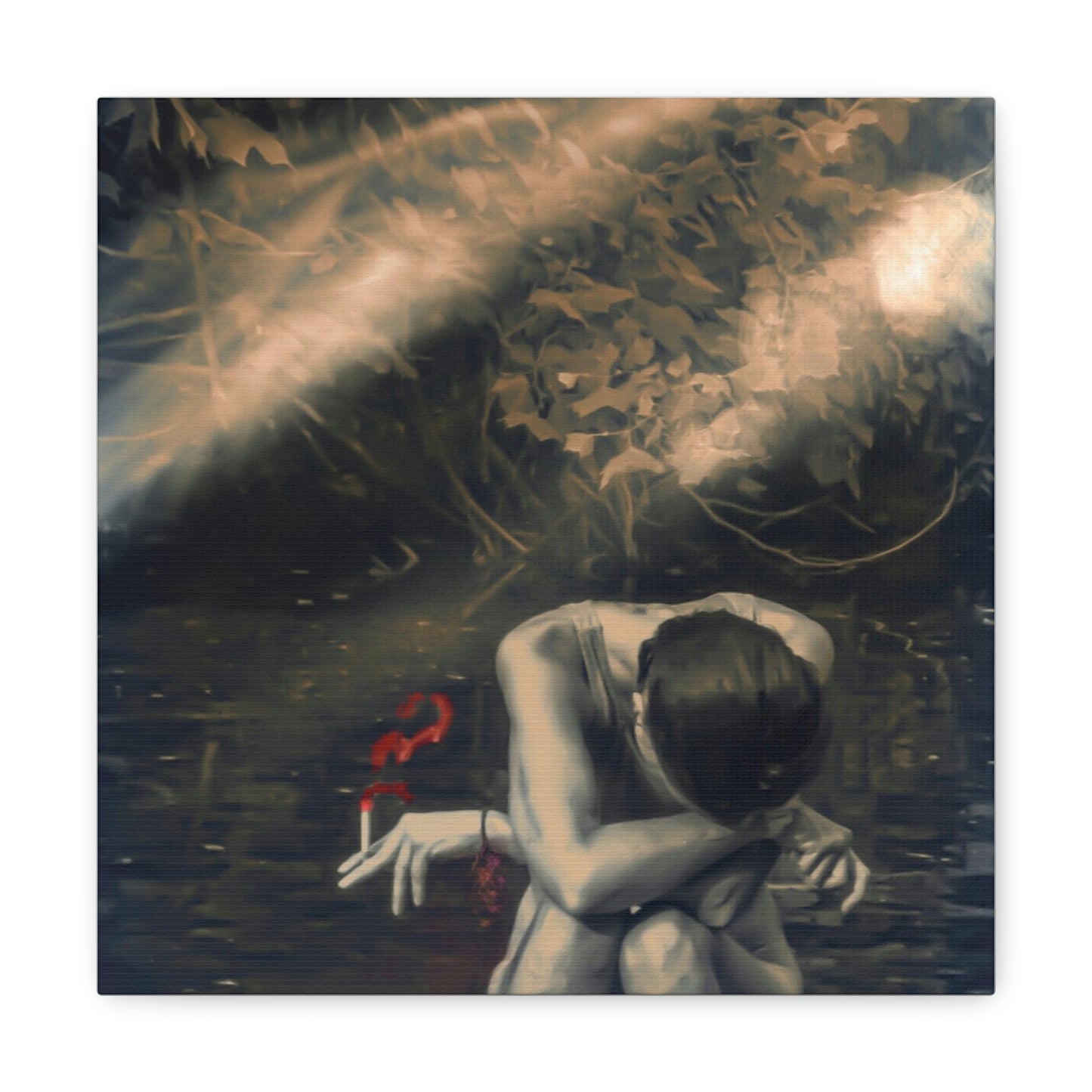 Depression Canvas Print