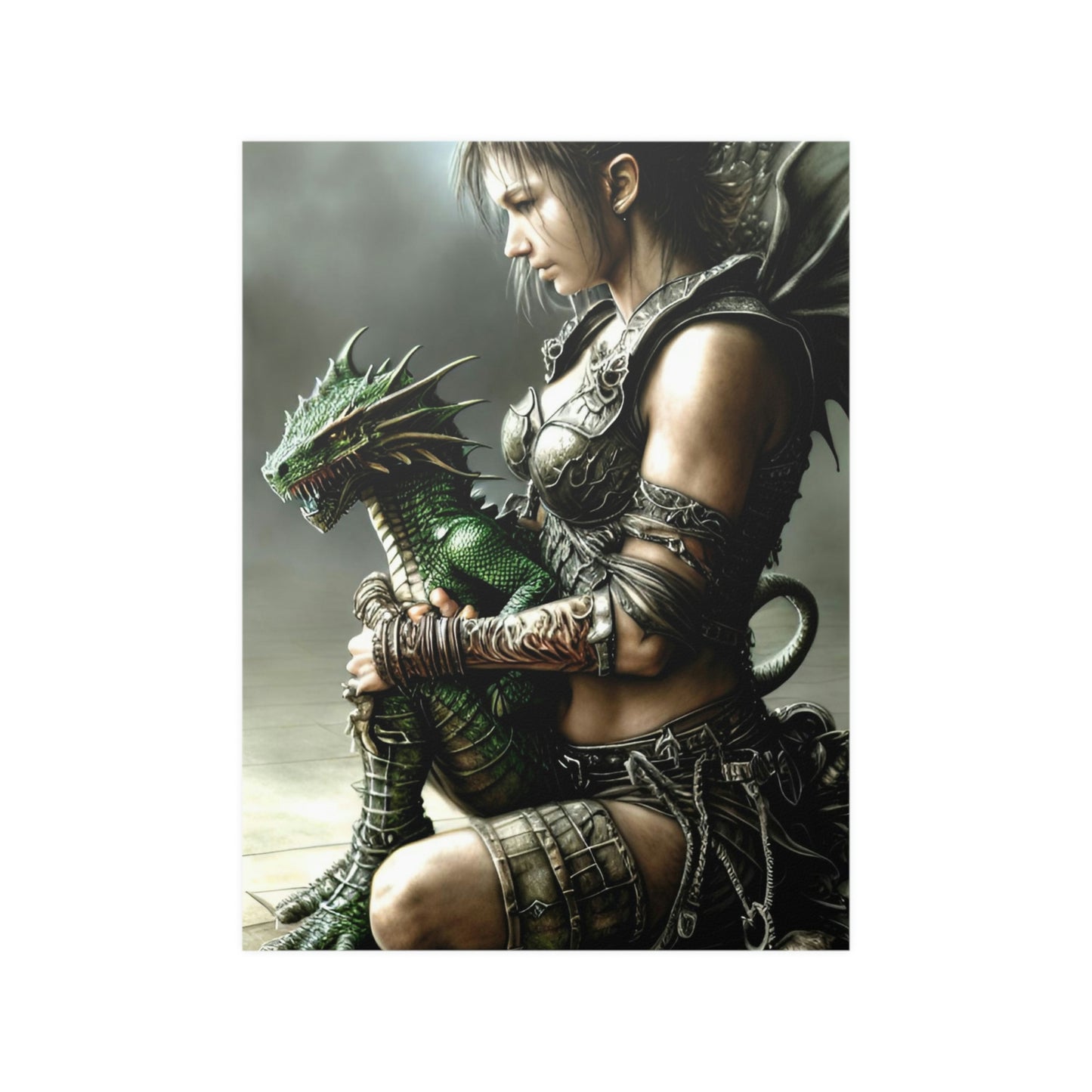 Baby dragon 26 Satin Posters (210gsm)