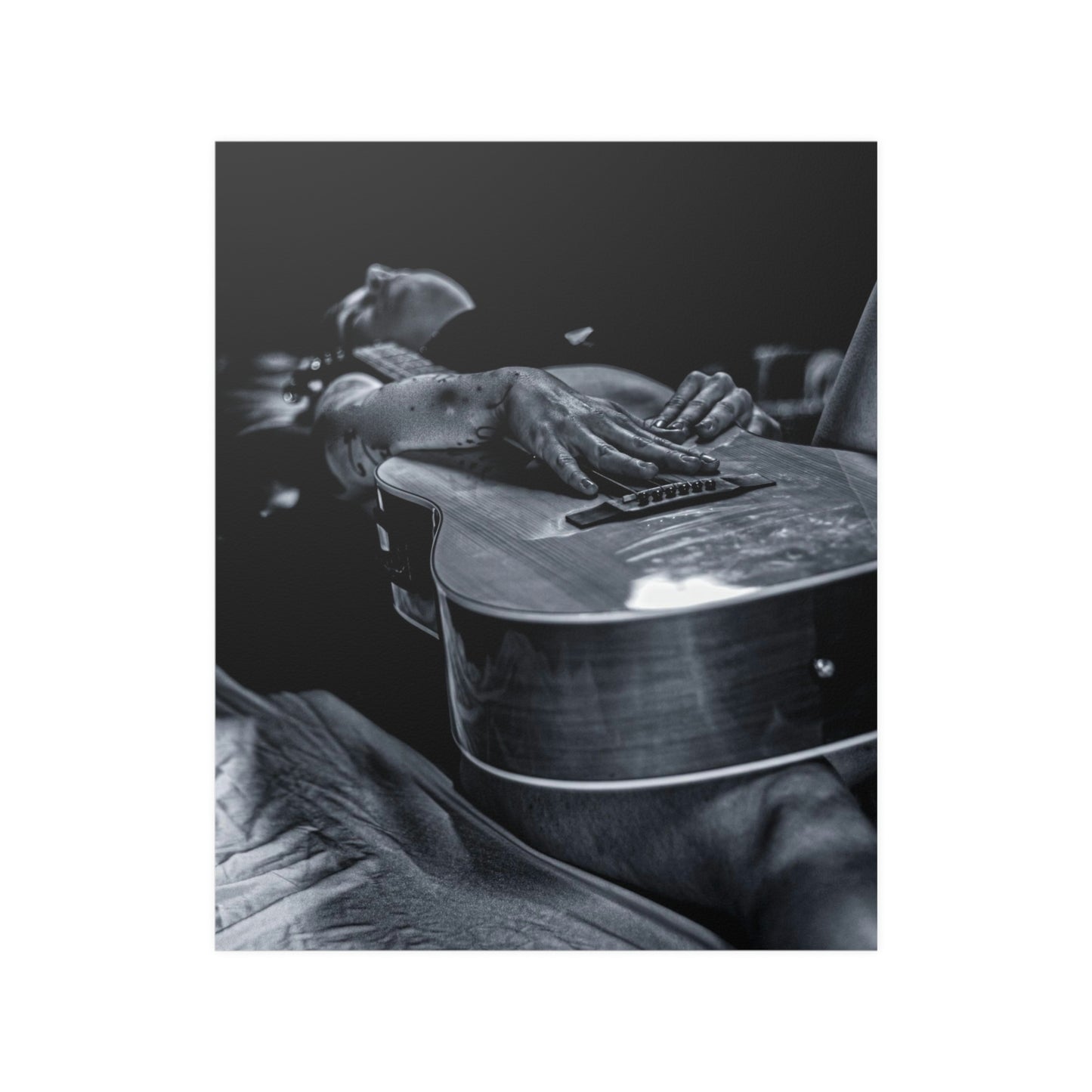 "Guitar Love" Satin Posters (210gsm)