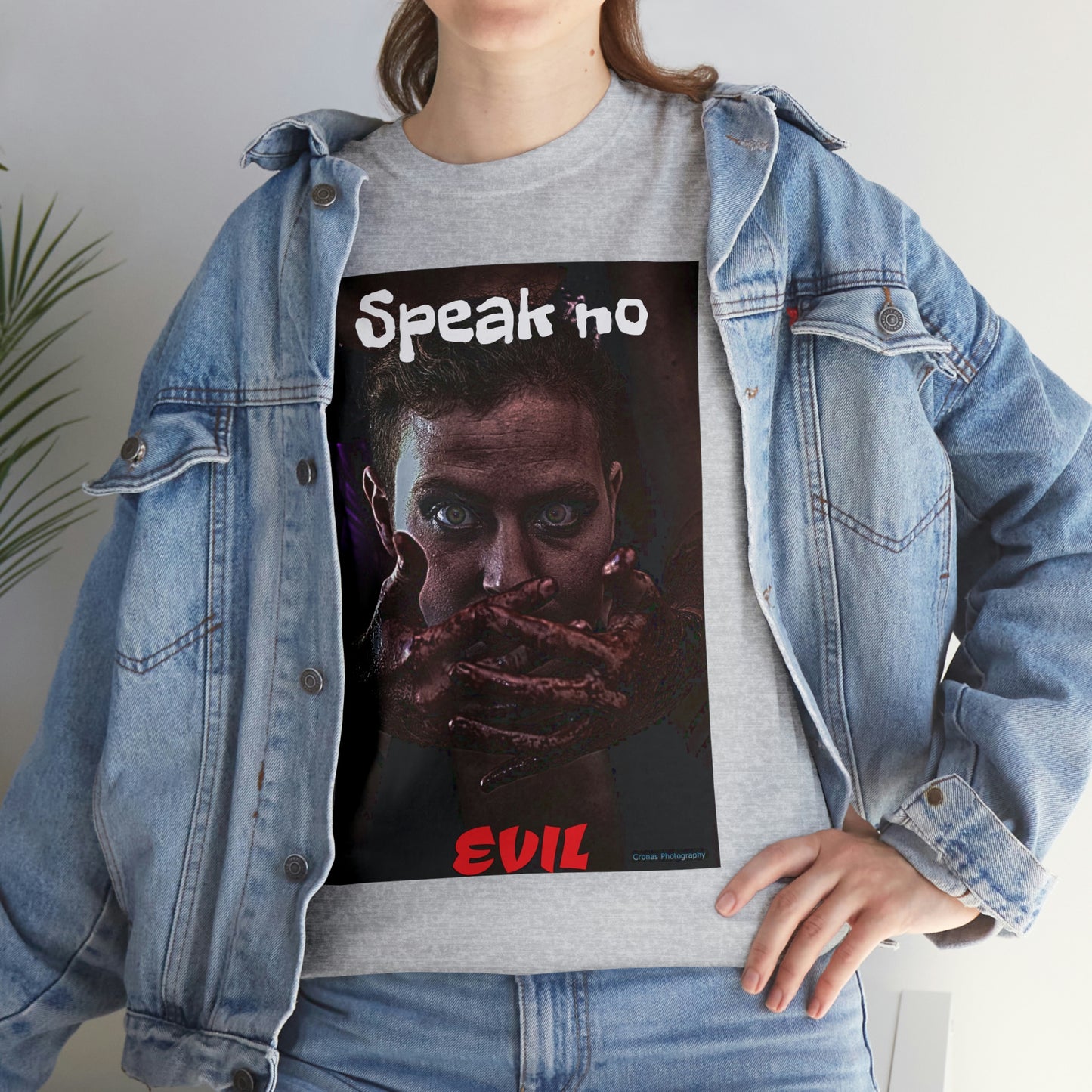 "Speak no evil" Unisex Heavy Cotton Tee