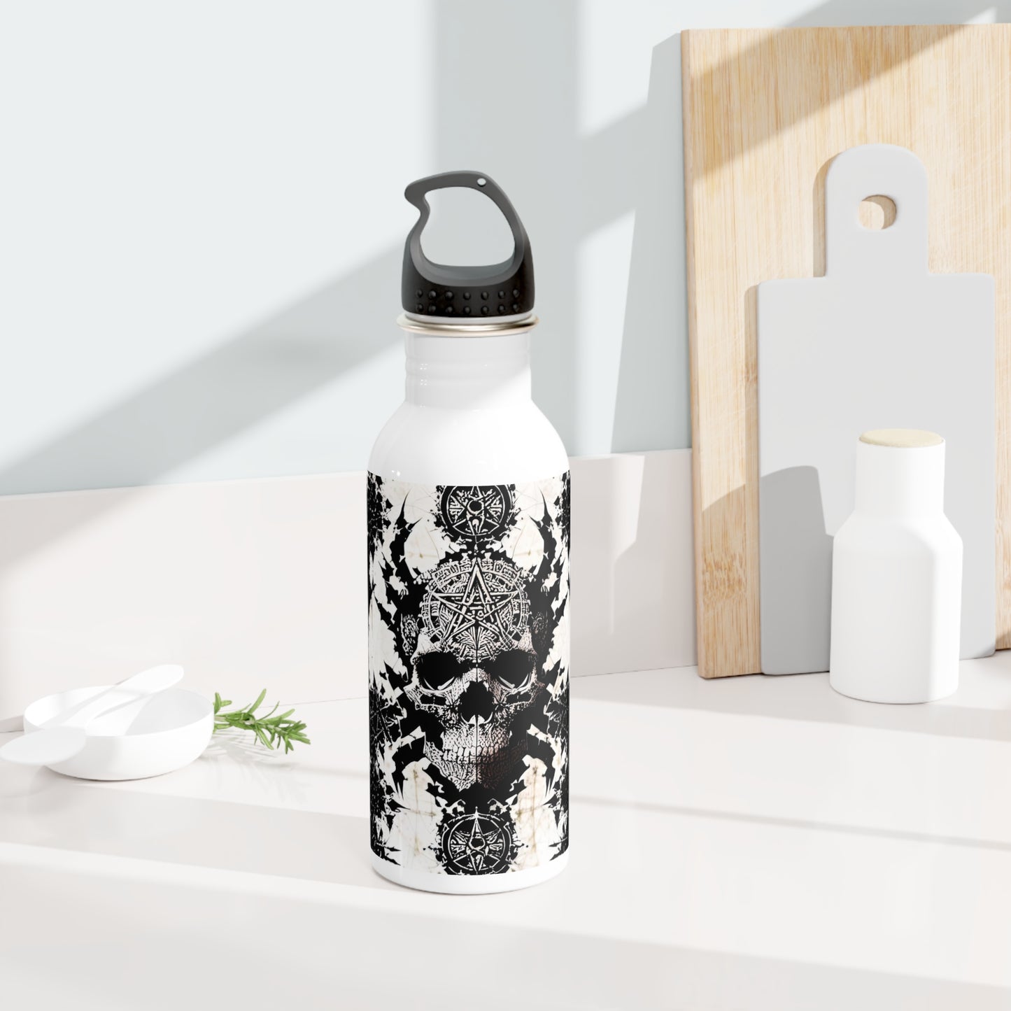 Skulls Stainless Steel Water Bottle