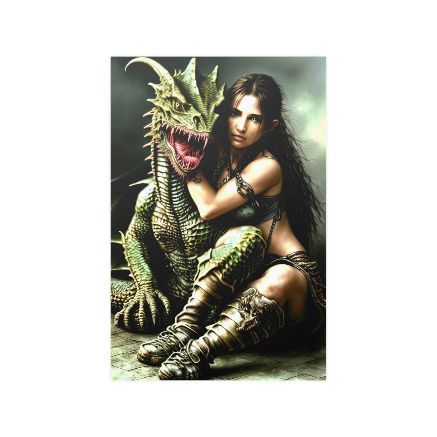 Baby dragon 21 Satin Posters (210gsm)
